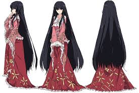 houraisan kaguya イラスト キャラクターデザイン 東方 キャラ