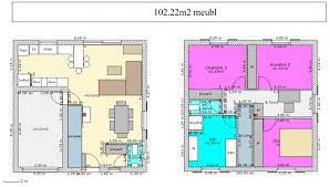 Maison de 100m2 avec 3 chambres à vendre sur la ville de caromb, acquisition de cette maison de type t5 non loin des commerces du. 4 Astonishing Nice Plan Maison 100m2 R 2 Maison Decor