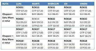 (+ 4) 021 201 4000. Orar Zboruri Bucuresti Satu Mare Si Baia Mare Tarom 2019 T2t Ro