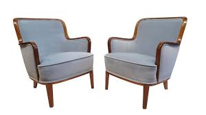 Pair Of Carl Malmsten Chairs Chair Easy Chair Seating