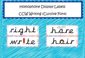 This Pack Contain Sets Of Homophone For Display Each Homophone Has A Picture To Help Aid Meaning And Spelling There Are Two Versio With Images Homophones Writing Phonics