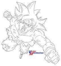 And i found this ^_^. Ultra Instinct Goku Lineart By Victormontecinos On Deviantart Dragon Ball Super Artwork Dragon Ball Artwork Dragon Ball Art
