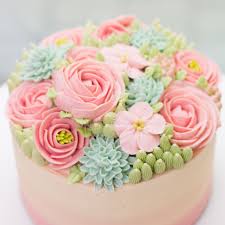 18 edible sugar daisies, flower cake decorations cupcake topper. Buttercream Flowers So Delicate On A Cake Learn How To Make This Cake At Our Workshop In London Birthday Cake With Flowers Cake Cake Decorating