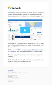 Welcome To Your Trial Of Airtable Blocks Really Good Emails