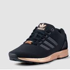 Adidas Black And Gold High Tops Adidas Zu Flux Torsion Black And Gold Shoes In 2020 Black And Gold Shoes Adidas Women Adidas Zx Flux Black