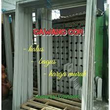 Oleh sebab itu munculah alternatif material kusen cor beton. Jual Kusen Serutan Pintu 120 Kab Tulungagung Materialbangunanshop Tokopedia