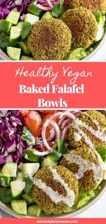 Baked Falafel Bowls Recipe Not Enough Cinnamon Recipe Baked Falafel Bowls Recipe Recipes