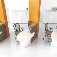 A right color theme can bring about a tremendous difference in your office reception. Modern Small Office Reception Area Design Ideas