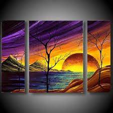 Check spelling or type a new query. Pin By Jaya Sinha On Beautiful Scenery Paintings Multiple Canvas Paintings Canvas Painting Landscape