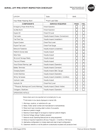 Fire extinguisher is properly charged? Weekly Scissor Lift Inspection Form Fill Online Printable Fillable Blank Pdffiller