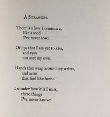 A Stranger A Poem By Lang Leav Pretty Words Words Poem Quotes