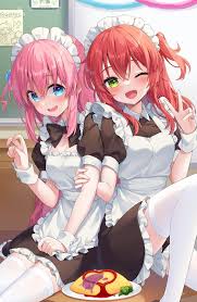 Hitori & Ikuyo maid outfit : rBocchiTheRock