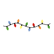 Free Christmas Lights Svg Iheart Svg Christmas Lights Clipart Christmas Lights Christmas Boarders