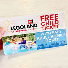 Free Kids Ticket To Legoland With The Purchase Of An Adult Hopper Ticket If You Have Been To A San Diego Area Mcdonalds Lately Legoland California Legol