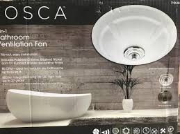 Provides superior air movement to remove excess the halcyon (81030) features a contemporary cast chrome design with swirled marble glass enclosure for 2 bulbs. Tosca Decorative 80 Cfm Ceiling Bathroom Exhaust Fan With Led Light And White Globe Not Used Kx Real Deals Minneapolis Mn Hand Tools Outdoor Power Bathroom Fixtures Lighting Housewares K Bid