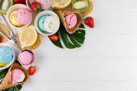 Glace Coloree Servie Avec Des Fruits Free Photo Freepik Freephoto Fond Nourriture Ete Fruit En 2020 Puree De Framboise Recette Sorbet Fruits