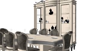 The wood used in the formal dining sets is crucial in establishing the theme of the room. Fancy Dining Room 3d Warehouse