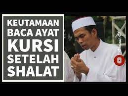 Apa Dalil Tiap Selesai Shalat Baca Ayat Kursi Ustadz Abdul Somad Lc Ma Youtube Youtube Islam Music