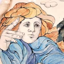 Extraordinary Mary Lou & Ed Higgins Ceramic Wall Hanging Art Signed & Dated  RARE