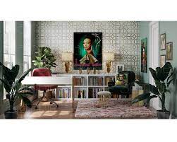 Zoom Backgrounds Backdrop Office Background Microsoft Etsy Interior Design Office Interior Design Preppy Living Room