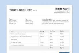 Simple Html Invoice Template Creative Photoshop Templates Creative Market