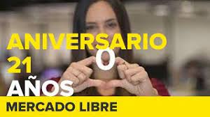 Para celebrar esto y su aniversario, mercado libre está ofreciendo descuentos de hasta el 60 % en ropa, tecnología, decoración para el hogar, accesorios para vehículos y muchos productos más. Aniversario 21 Anos Mercado Libre Youtube