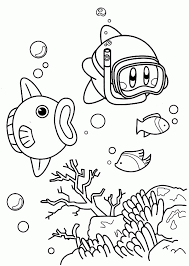Click the kirby mario coloring pages to view printable version or color it online (compatible with ipad and android tablets). Kirby Coloring Page Coloring Home