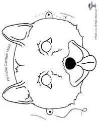 It almost looks like he is wearing a mask. Printable Dog Masks In 6 Different Breeds Woo Jr Kids Activities