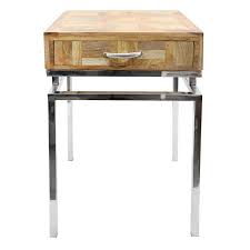 I hear the expression wood is a living breathing organism all the time. Wood Side Table With Metal Legs At Home