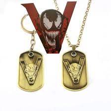 Venom Pendant Military Tag Necklace Marvel Goodies Military Tags Pendant Necklace