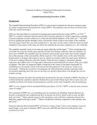 Image result for Canalith Repositioning Procedure