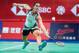 Badminton, court or lawn game played with lightweight rackets and a shuttlecock. Badminton Champion Marin Withdraws From Tokyo Due To Knee Injury Reuters