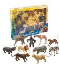 Wild Republic Movable Wild Animal Set Of 10 Just My Kart Animals Wild Animals Pet Toys