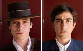 Los novilleros malagueños Pablo Páez y Antonio Santana Claros, en el abono  de la plaza de toros de Sevilla