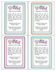 Most of the time, you can tell from context. Printable Show And Tell Letter By Pedersen Post Tpt