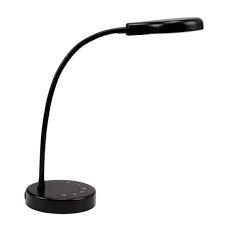 mainstays 3 5 watt dimmable led desk lamp with usb port black walmart com desk lamp led desk lamp dimmable led