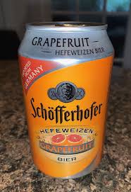 Schofferhofer Hefeweizen Grapefruit Bier Beer Uk Only Beverage Can Beer Beverages