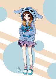 ป กพ นโดย Anna Kim ใน Lilo Stich สาวอน เมะ ด สน ย สาวห แมว