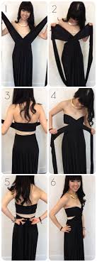 How To Get A Cutout Look With A Convertible Dress Infinity Dress Ways To Wear Multi Way Dress Transformer Dress