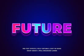 Download free mockups in psd. Future Color 3d Text Effect Mockup Graphic By Syifa5610 Creative Fabrica