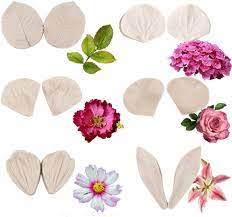 Looking for a good deal on for gum paste flower? Amazon Com 6set Gumpaste Flower Silicone Veining Mold Fondant Rose Veined Mold Gum Paste Peony Flower Mold Sugar Flower Cake Decorating Tool For Lily Daisy Hydrangea Flower Wedding Cake Decoration Kitchen Dining