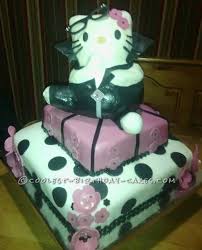 Purple is beautiful as the women in this world. 100 Coolest Hello Kitty Cake Ideas And Diy Cake Decorating Tips