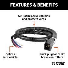 I was going to skip wiring them in but i'm glad i didn't. Amazon Com Curt 51515 Quick Plug Universal Electric Trailer Brake Controller Wiring Harness Automotive