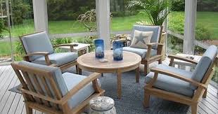 5 Pc Teak Wood Garden Outdoor Patio Sofa Set Somer Deep Seater Lounge Chair Ebay Patio Furniture Layout Unique Patio Furniture Small Patio Furniture