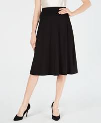 Black A Line Midi Skirt Plus Size A Line Midi Skirt Macys Com Midi Skirt Womens Skirt Fashion