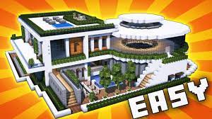 Maybe you would like to learn more about one of these? Minecraft Big Modern House Mansion Tutorial How To Make Realistic Modern House 2020 Youtube