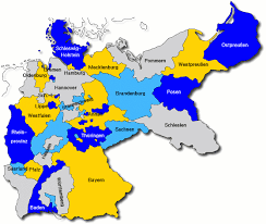 Diese politische karte von deutschland gibt einen überblick über die bundesländer, städte und die verkehrsinfrastruktur der bundesrepublik. Deutschland 1871 1918 Genwiki