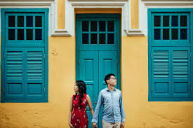 When frank gehry and his wife bought an existing house in santa monica, california, the neighbors gehry actually did keep the existing house almost completely in tact, but not in a conventional manner. Casual Couple Portrait Hazel Boonhan Cliff Choong Photography