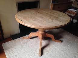 Antique Pine Round Dining Table Extends To Oval Large Gray Is The Recommended Colour To Be Implemented F Kitchen Table Settings Dining Table Large Round Table