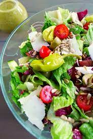 Italian Summer Salad With Basil Dressing Recipe Summer Salads Green Salad Recipes Italian Salad Recipes